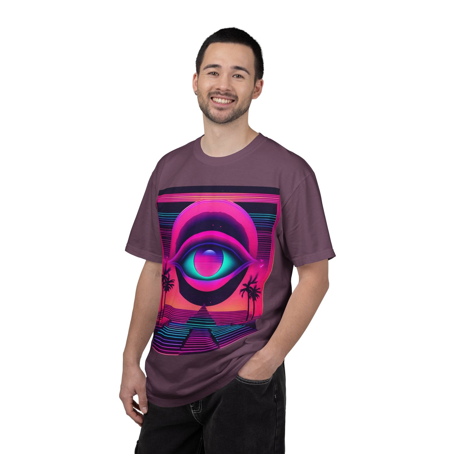 Retro Vaporwave Eye T-Shirt — 'It Doesn't Get Better' Statement Tee