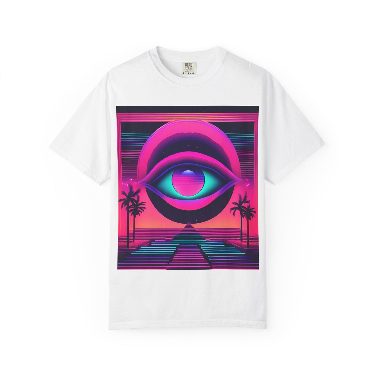 Retro Vaporwave Eye T-Shirt — 'It Doesn't Get Better' Statement Tee