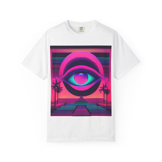 Retro Vaporwave Eye T-Shirt — 'It Doesn't Get Better' Statement Tee
