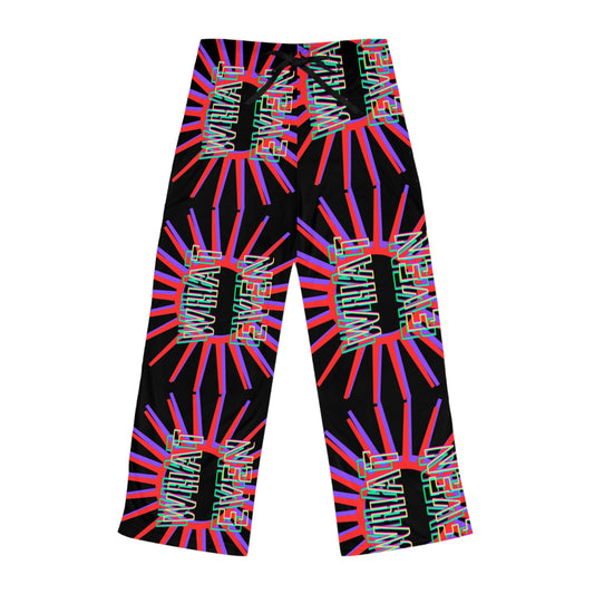 What Ever Women's Pajama Pants — Bold Neon Graphic Loungewear