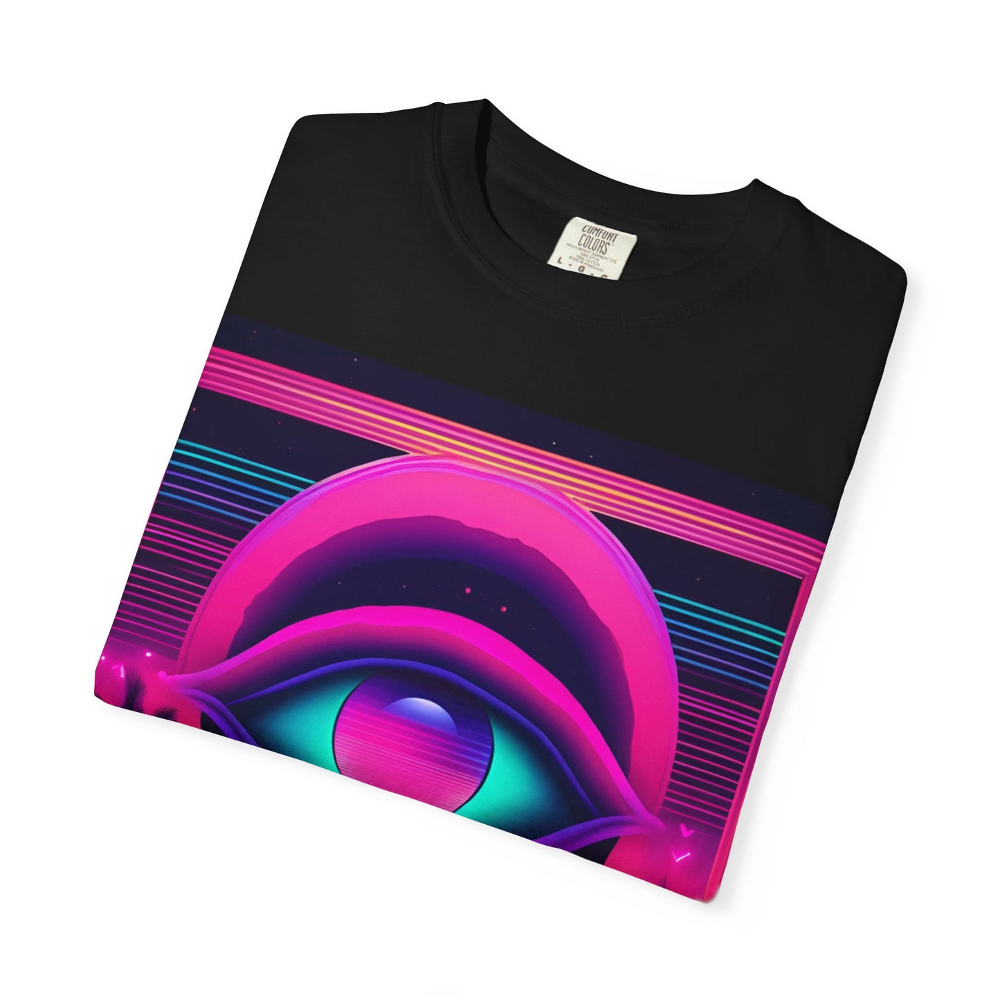 Retro Vaporwave Eye T-Shirt — 'It Doesn't Get Better' Statement Tee