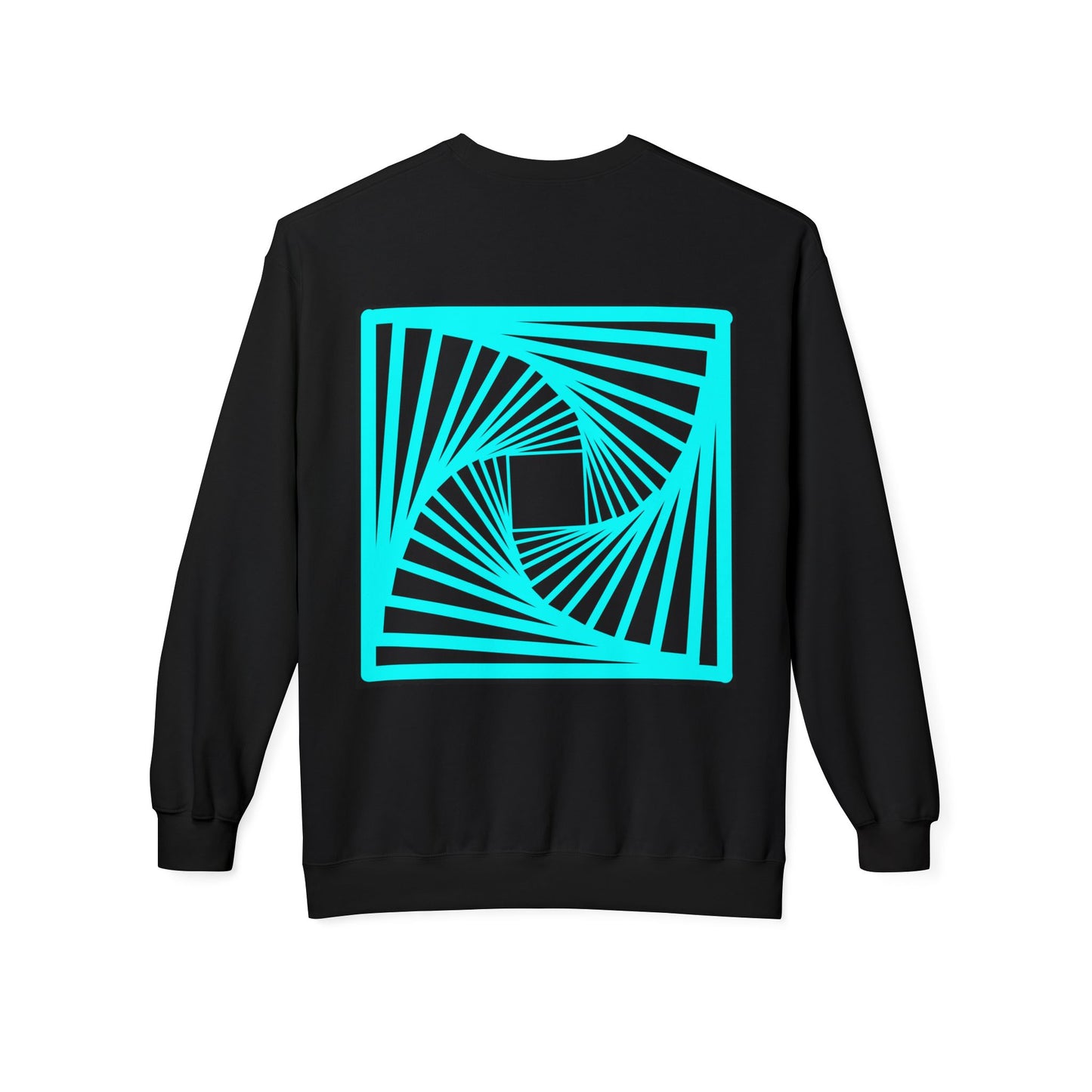 Trippy Optical Illusion Fleece Sweatshirt
