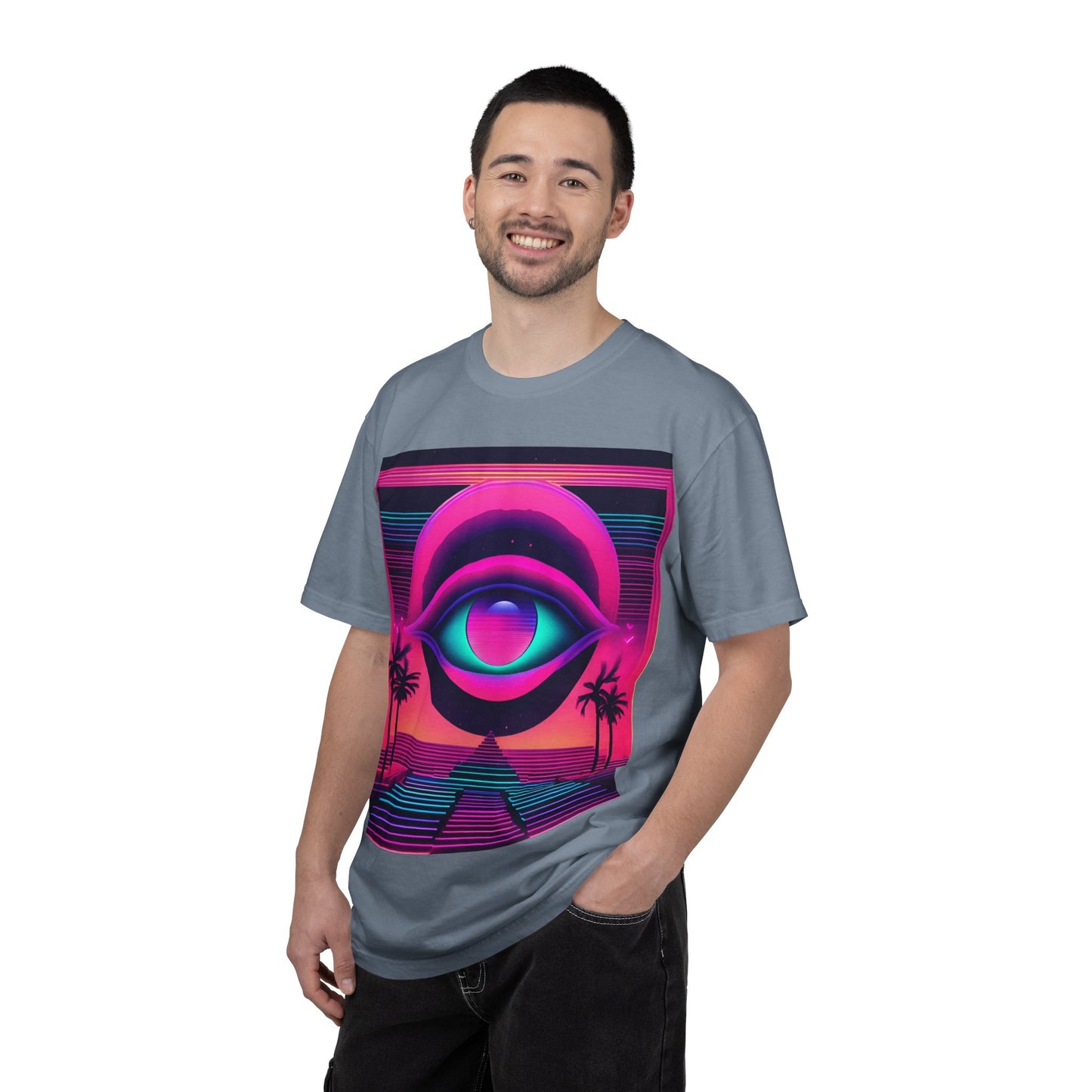 Retro Vaporwave Eye T-Shirt — 'It Doesn't Get Better' Statement Tee