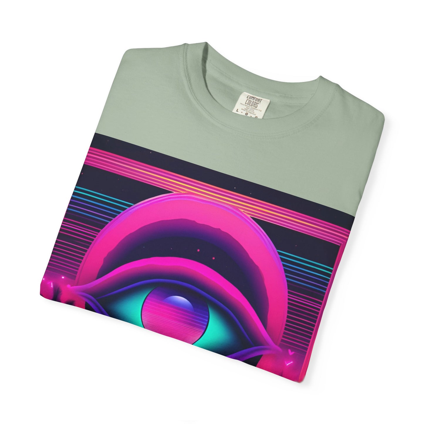 Retro Vaporwave Eye T-Shirt — 'It Doesn't Get Better' Statement Tee