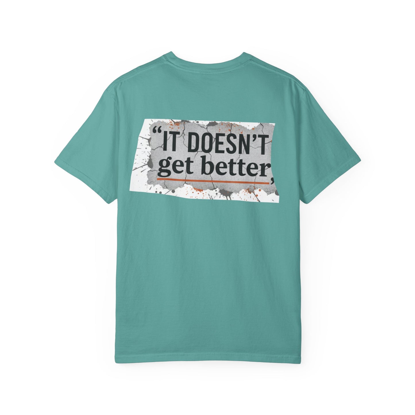 Retro Vaporwave Eye T-Shirt — 'It Doesn't Get Better' Statement Tee