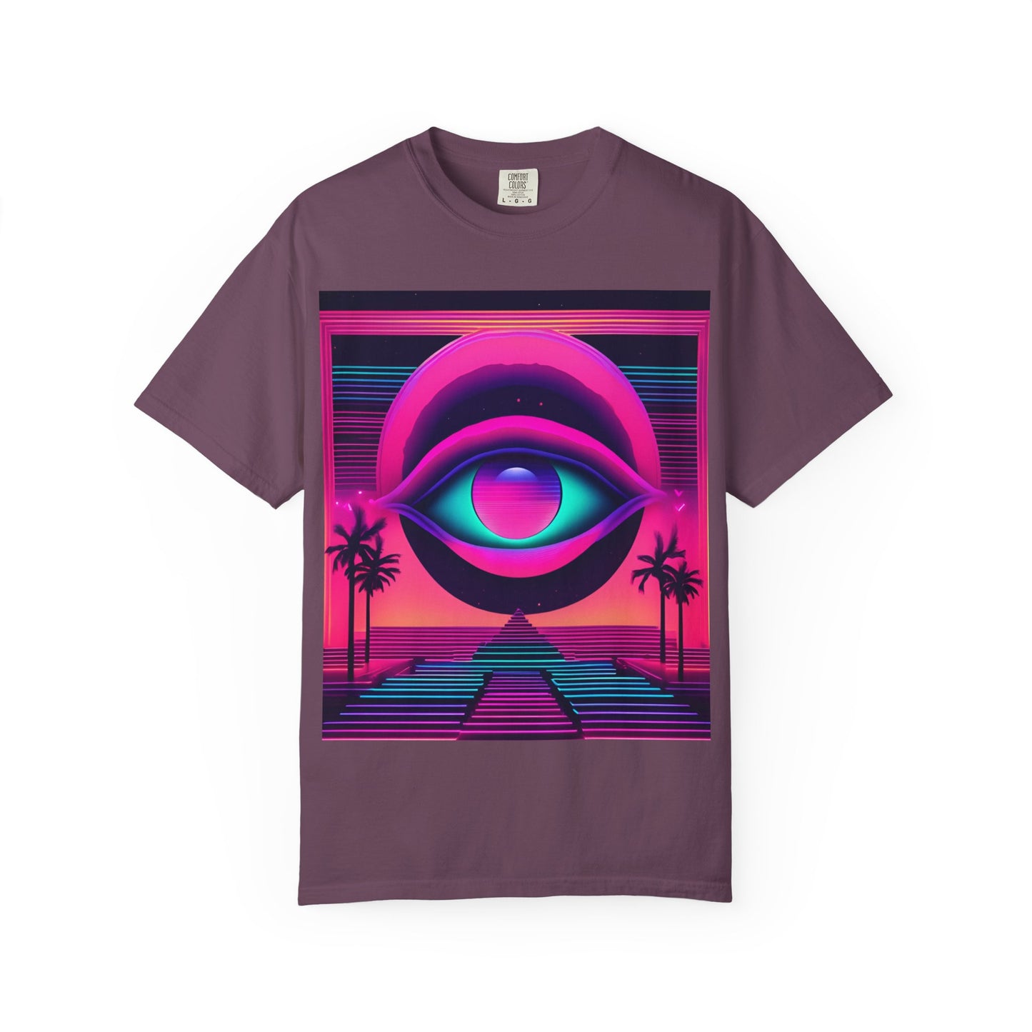 Retro Vaporwave Eye T-Shirt — 'It Doesn't Get Better' Statement Tee