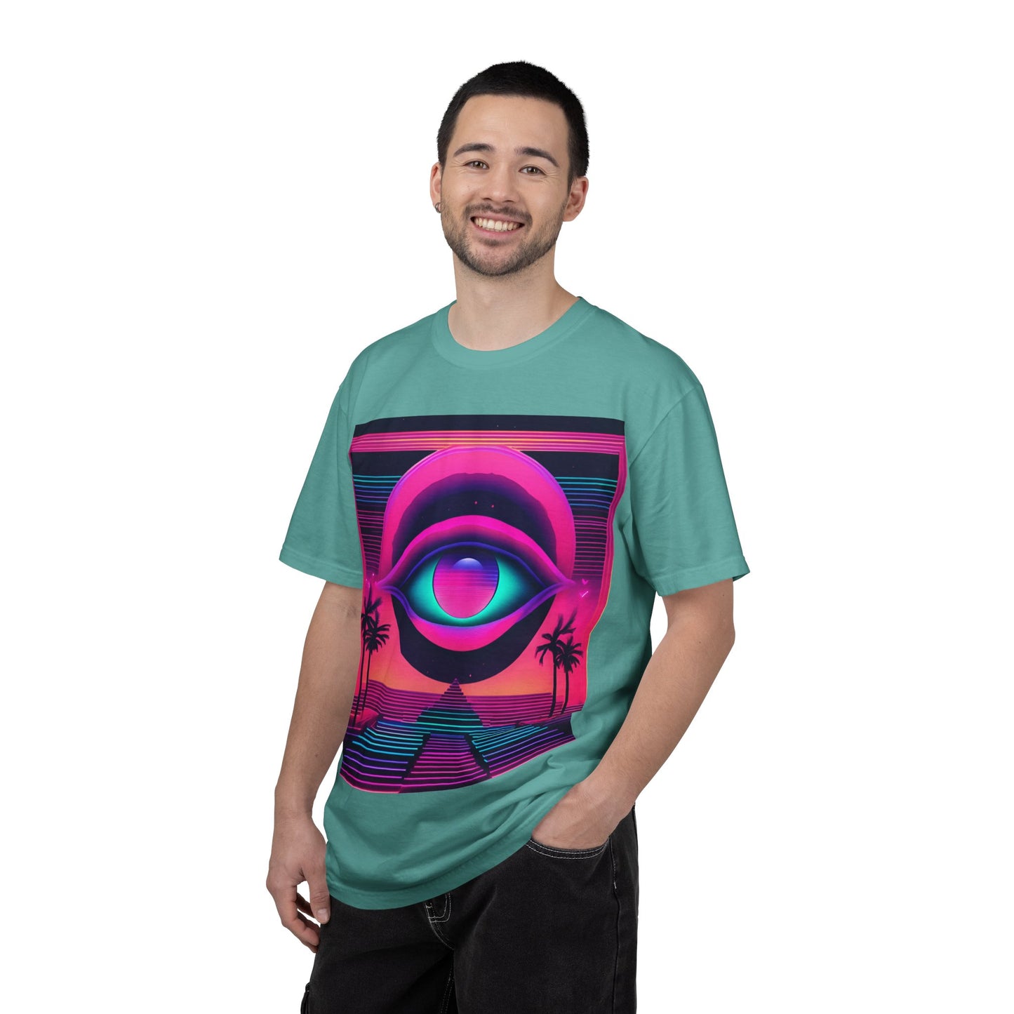 Retro Vaporwave Eye T-Shirt — 'It Doesn't Get Better' Statement Tee