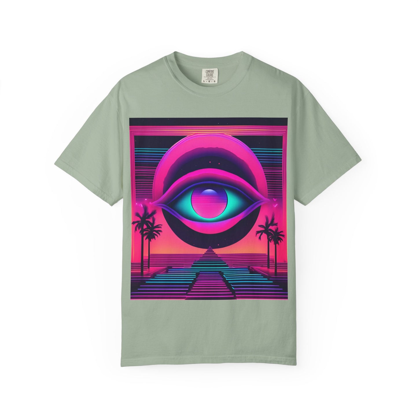 Retro Vaporwave Eye T-Shirt — 'It Doesn't Get Better' Statement Tee