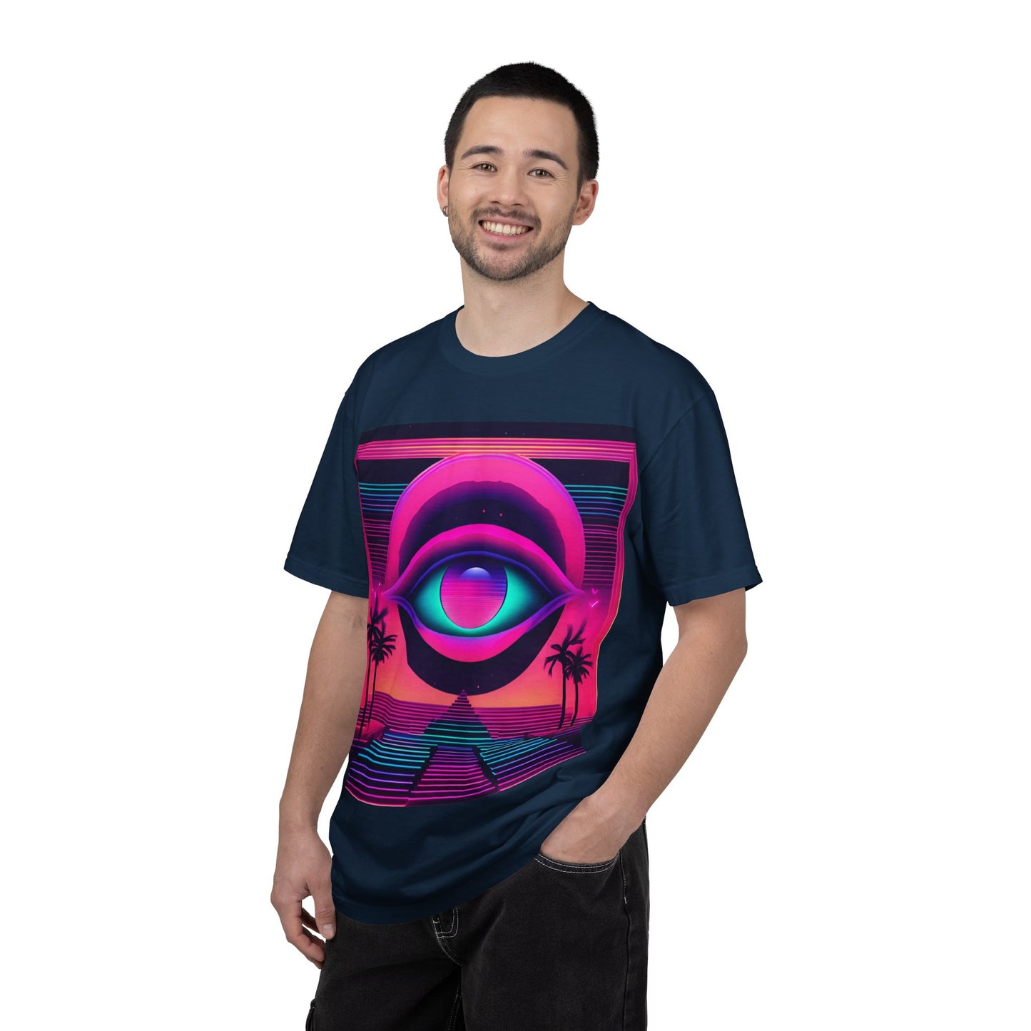 Retro Vaporwave Eye T-Shirt — 'It Doesn't Get Better' Statement Tee