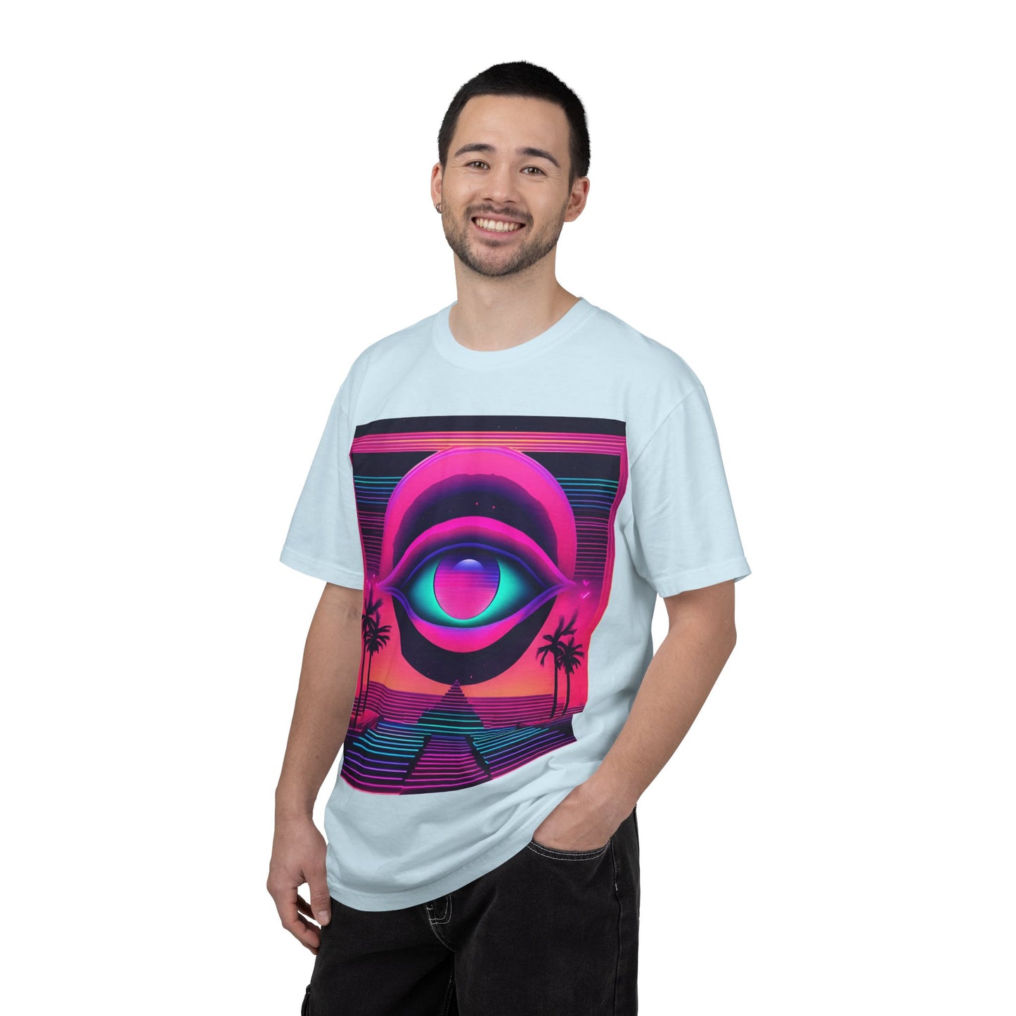 Retro Vaporwave Eye T-Shirt — 'It Doesn't Get Better' Statement Tee