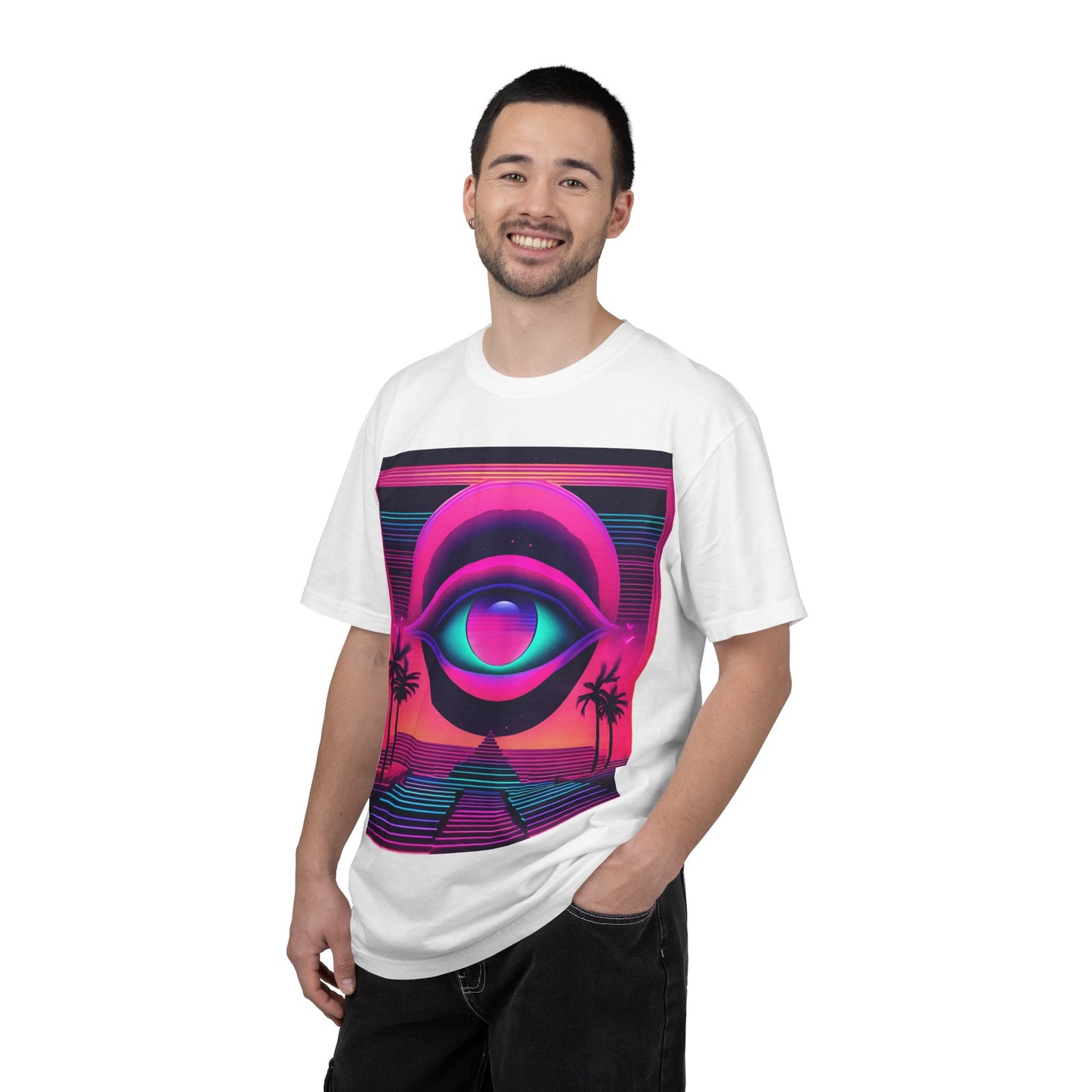 Retro Vaporwave Eye T-Shirt — 'It Doesn't Get Better' Statement Tee