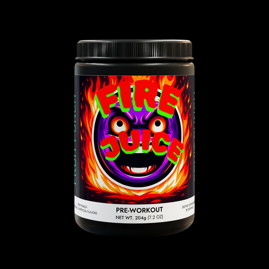 Fire Juice! Pre-Workout Supplement, Fruit Punch (204g, 7.1oz)