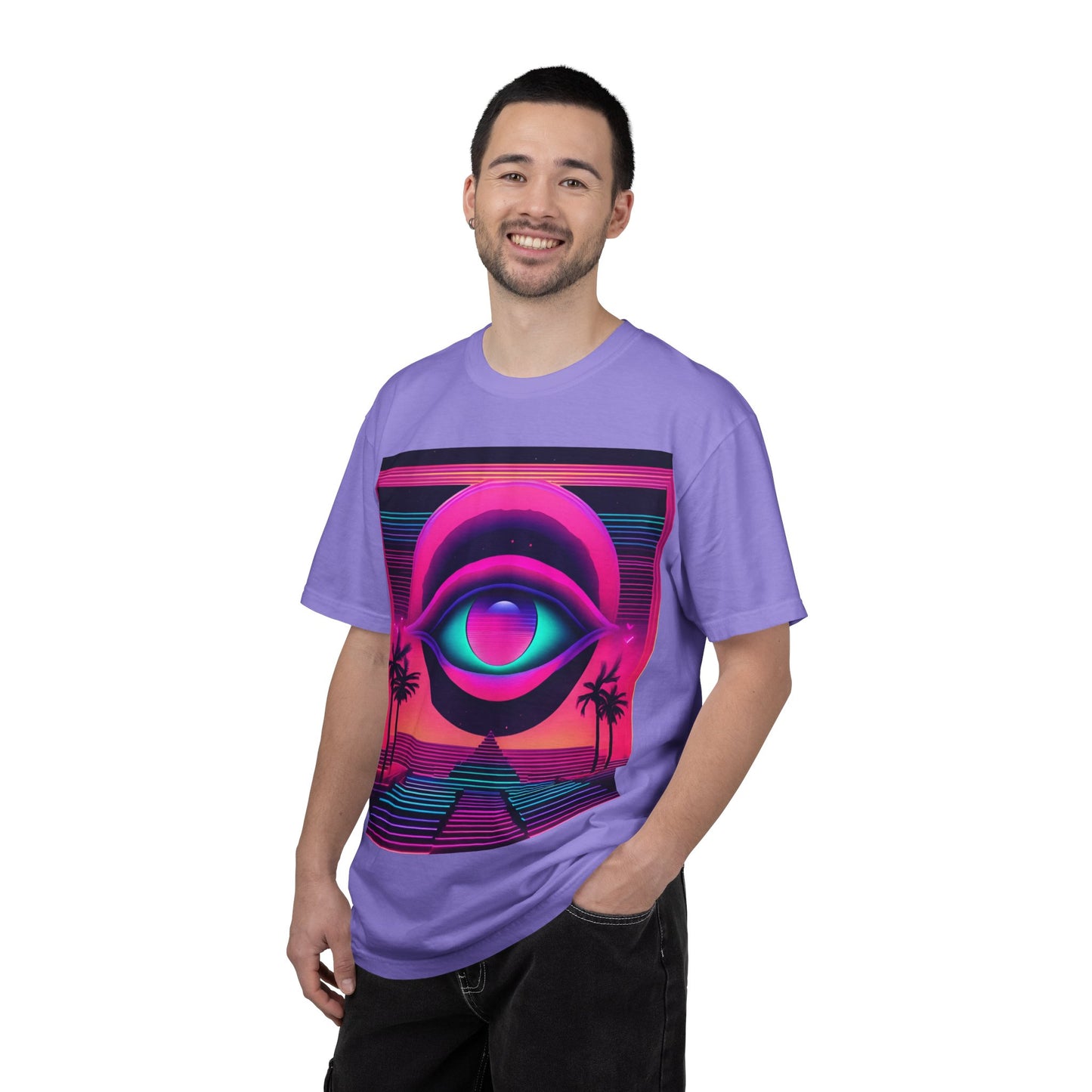 Retro Vaporwave Eye T-Shirt — 'It Doesn't Get Better' Statement Tee