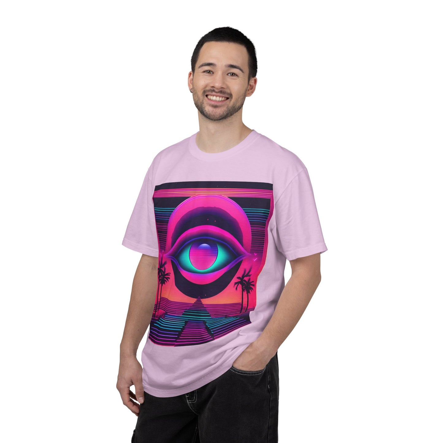Retro Vaporwave Eye T-Shirt — 'It Doesn't Get Better' Statement Tee