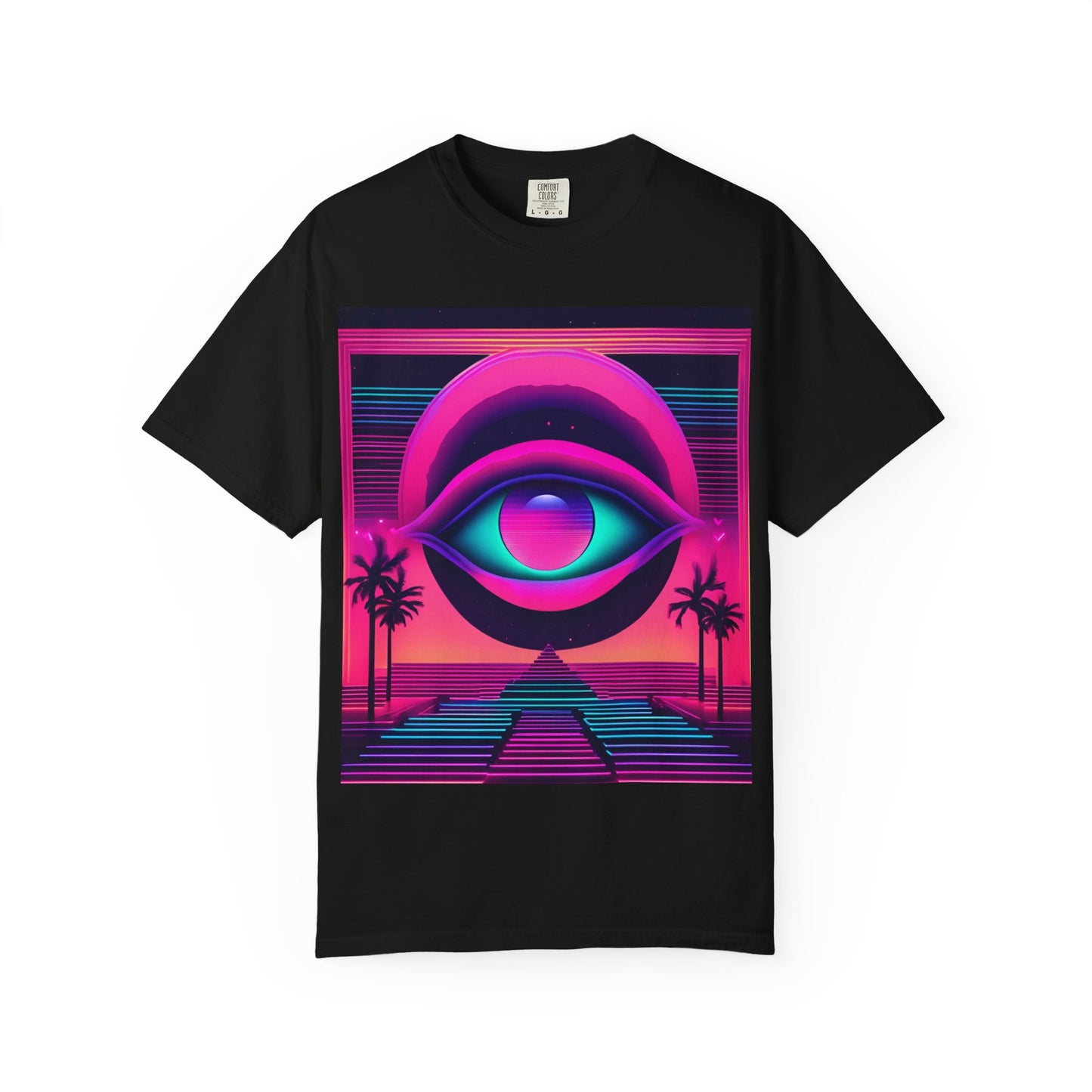 Retro Vaporwave Eye T-Shirt — 'It Doesn't Get Better' Statement Tee