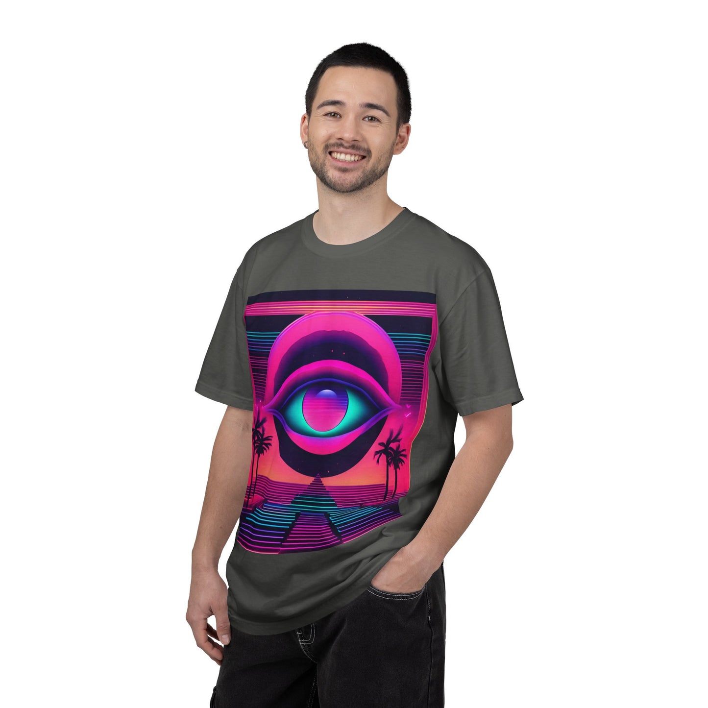 Retro Vaporwave Eye T-Shirt — 'It Doesn't Get Better' Statement Tee