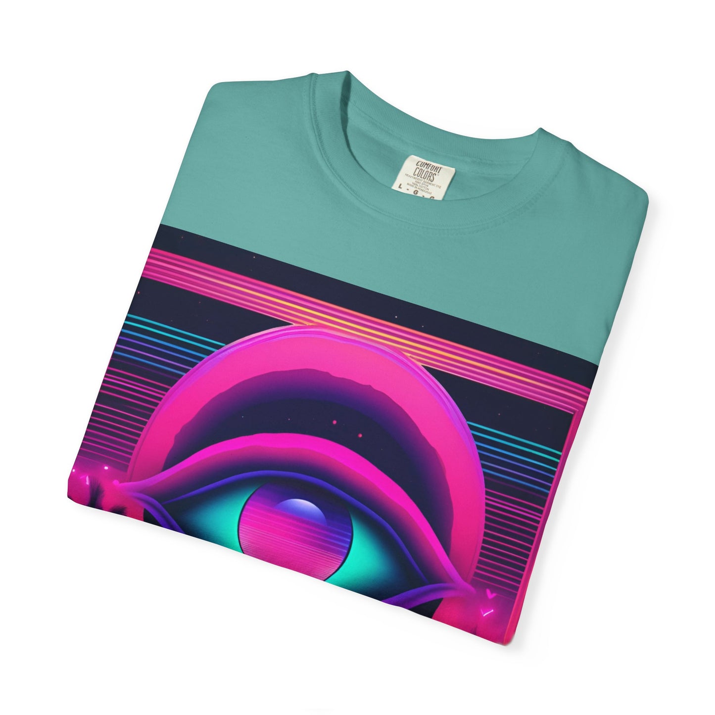 Retro Vaporwave Eye T-Shirt — 'It Doesn't Get Better' Statement Tee