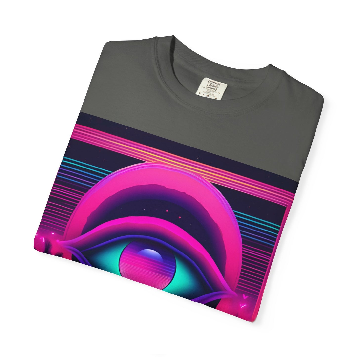 Retro Vaporwave Eye T-Shirt — 'It Doesn't Get Better' Statement Tee