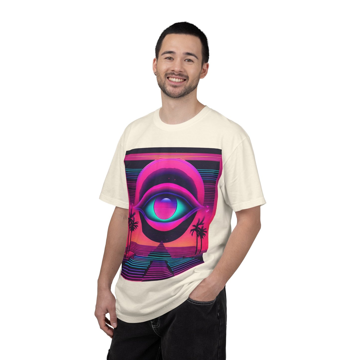 Retro Vaporwave Eye T-Shirt — 'It Doesn't Get Better' Statement Tee