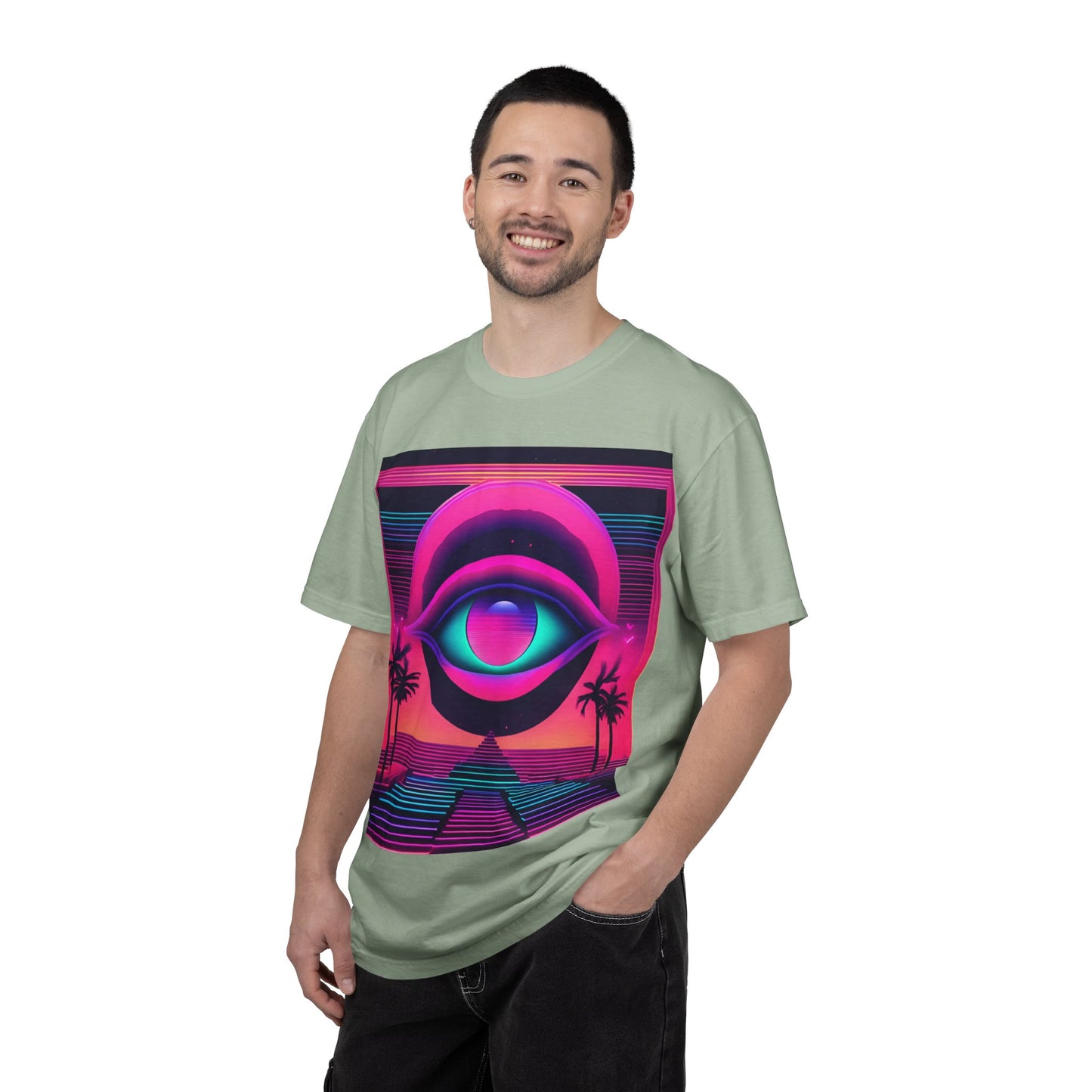 Retro Vaporwave Eye T-Shirt — 'It Doesn't Get Better' Statement Tee