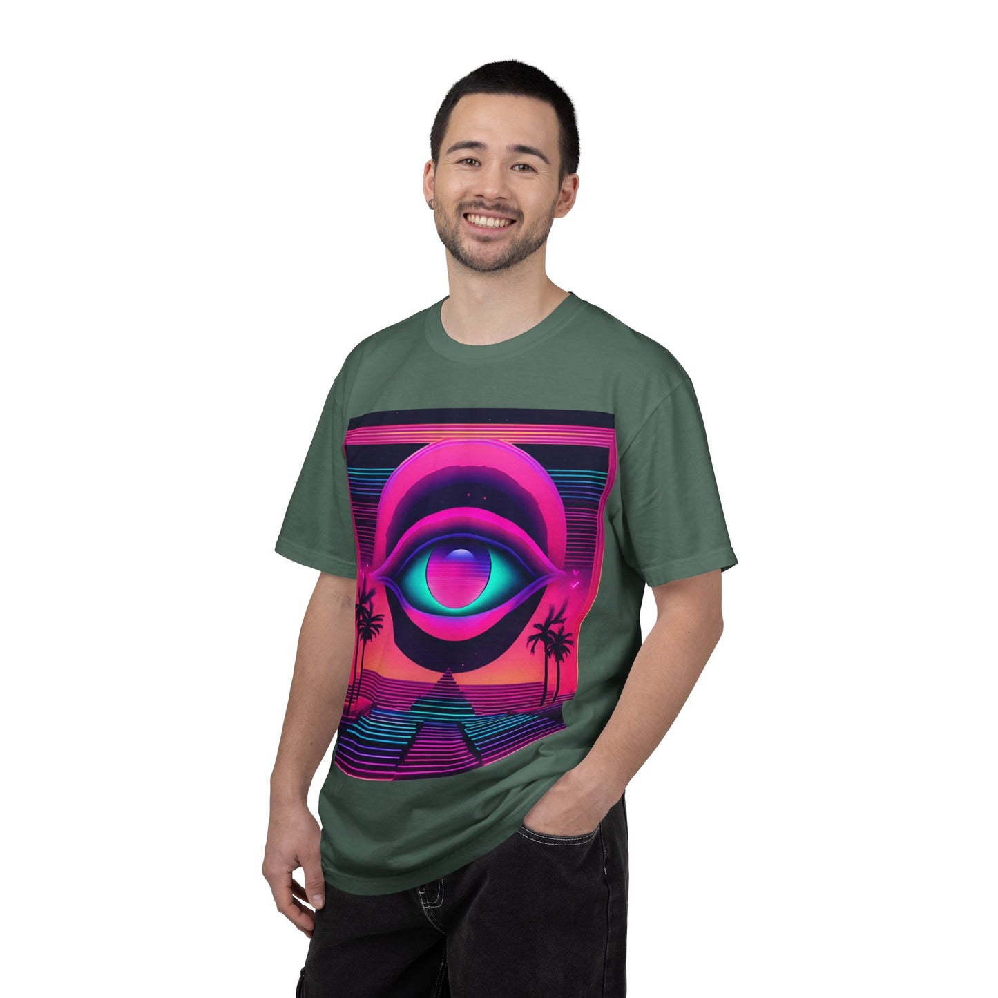 Retro Vaporwave Eye T-Shirt — 'It Doesn't Get Better' Statement Tee