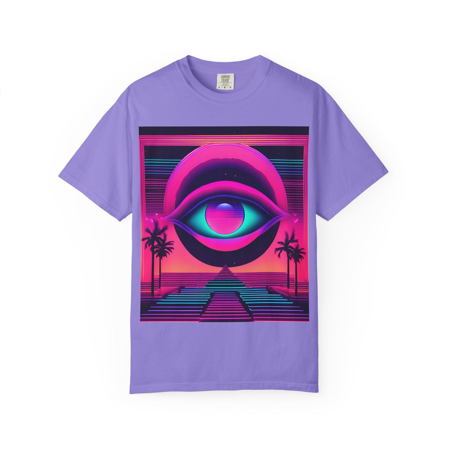 Retro Vaporwave Eye T-Shirt — 'It Doesn't Get Better' Statement Tee