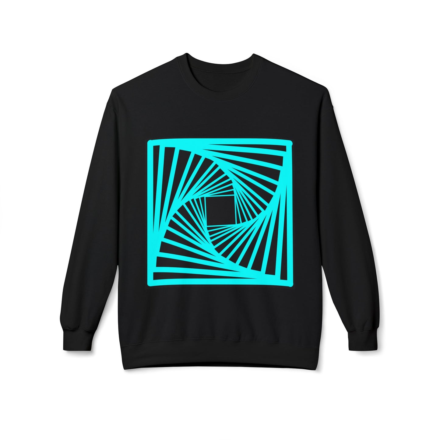 Trippy Optical Illusion Fleece Sweatshirt