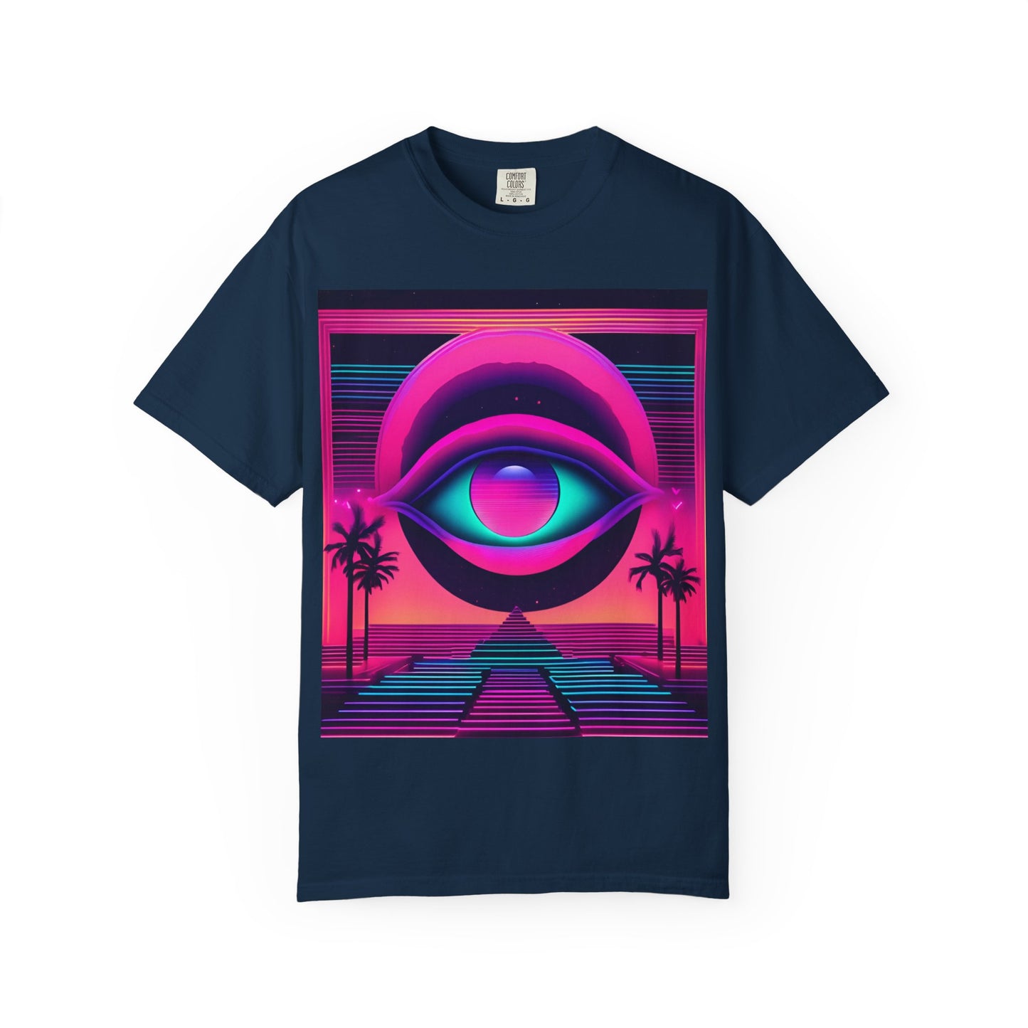 Retro Vaporwave Eye T-Shirt — 'It Doesn't Get Better' Statement Tee