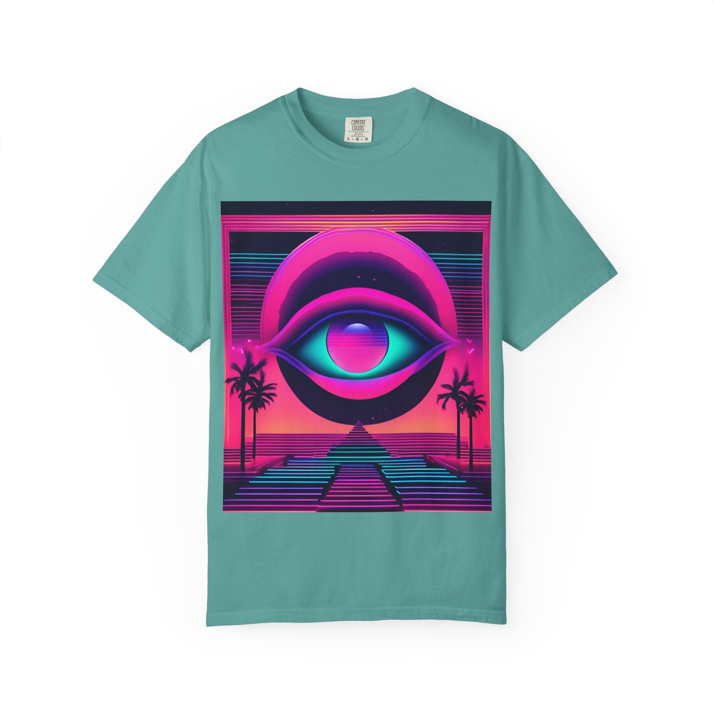 Retro Vaporwave Eye T-Shirt — 'It Doesn't Get Better' Statement Tee