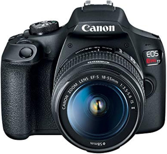 Canon EOS Rebel T7 DSLR Camera with 18-55mm Lens | Built-in Wi-Fi | 24.1 MP CMOS Sensor | DIGIC 4+ Image Processor and Full HD Videos