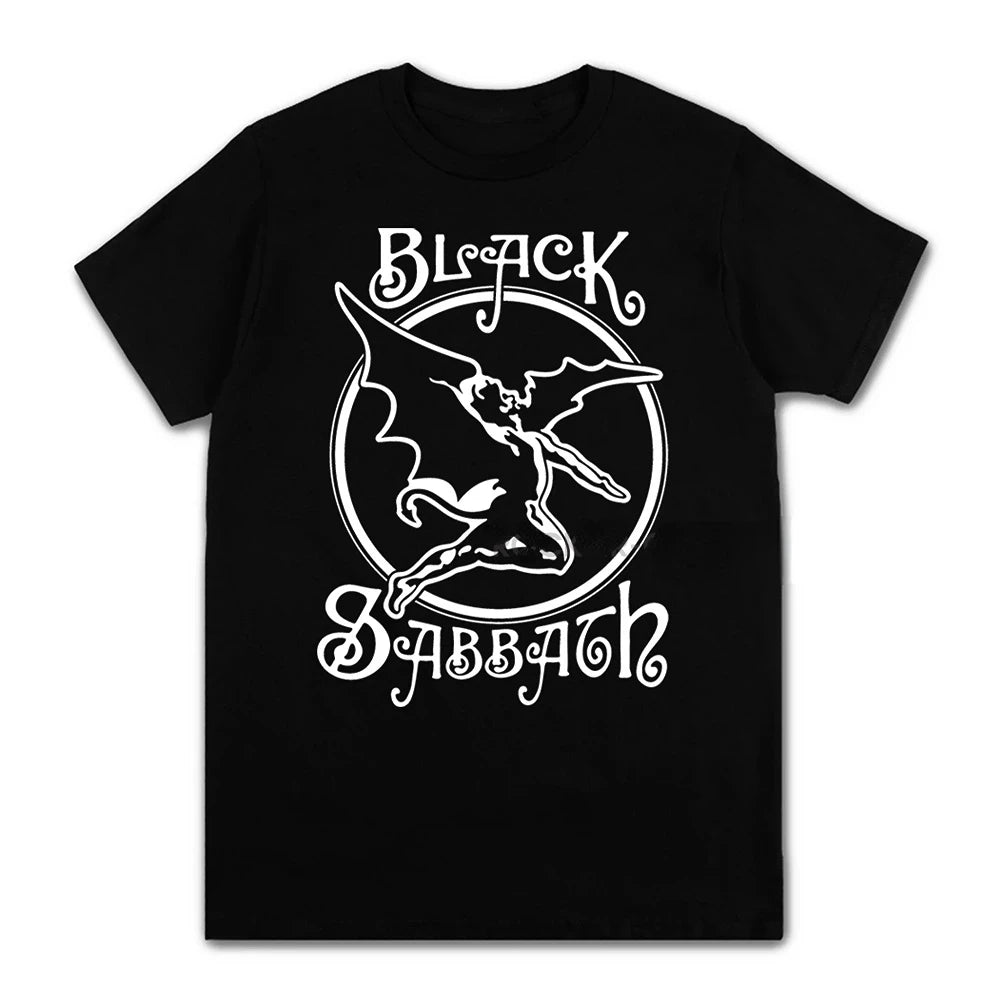 Black Sabbath Metal Rock Band T shirt Men Women Fashion Casual Graphic Short Sleeve Short Sleeve Plus Size T Shirt Unisex 62474