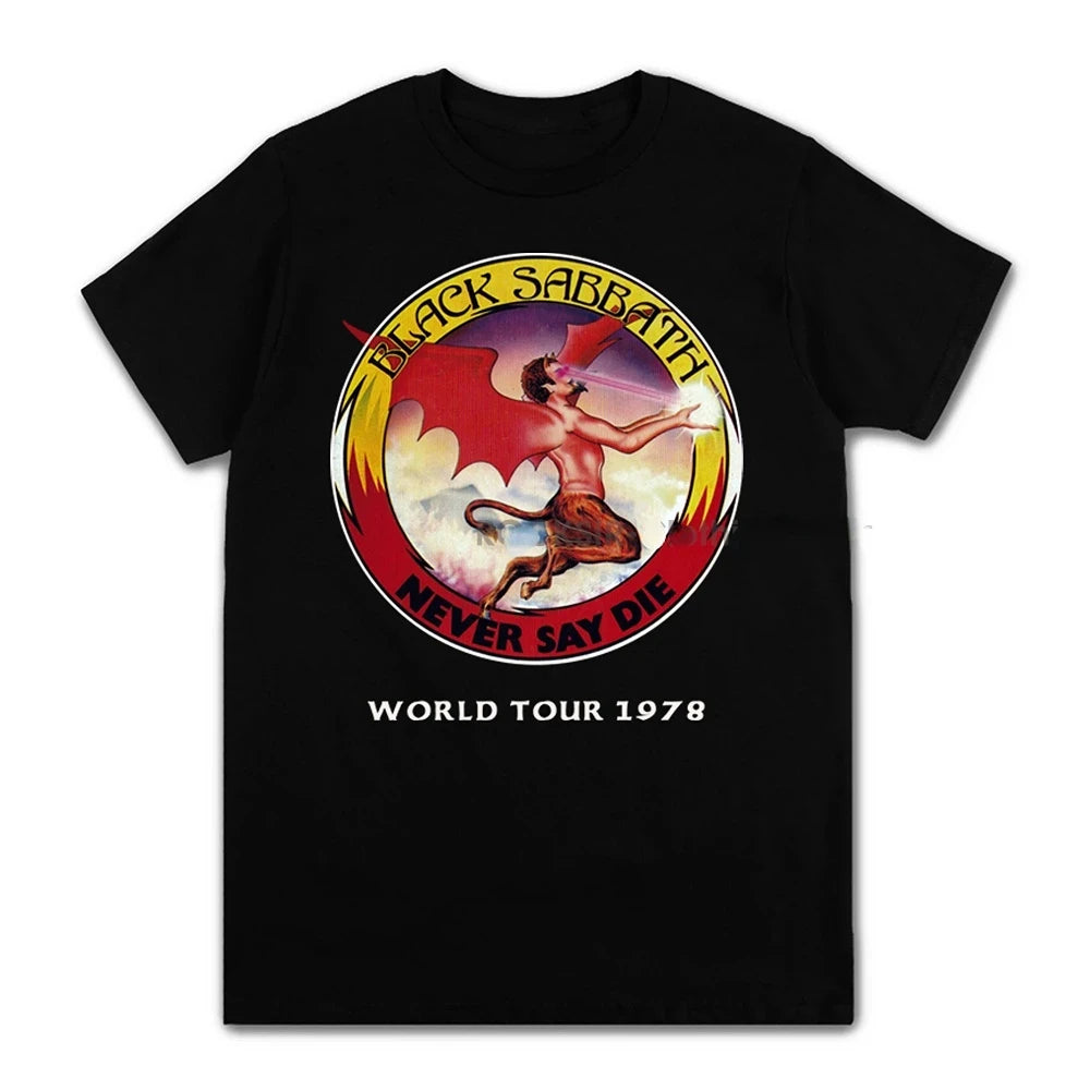 Black Sabbath Metal Rock Band T shirt Men Women Fashion Casual Graphic Short Sleeve Short Sleeve Plus Size T Shirt Unisex 62474