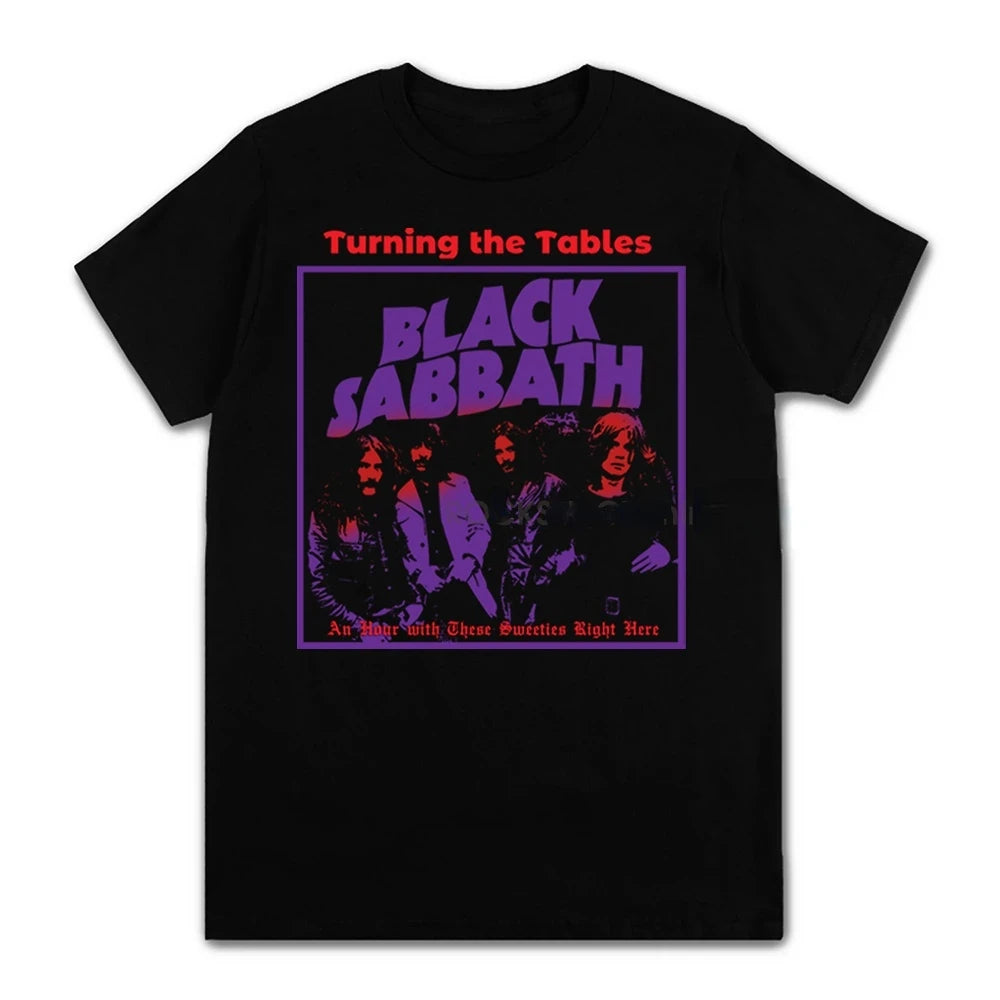 Black Sabbath Metal Rock Band T shirt Men Women Fashion Casual Graphic Short Sleeve Short Sleeve Plus Size T Shirt Unisex 62474