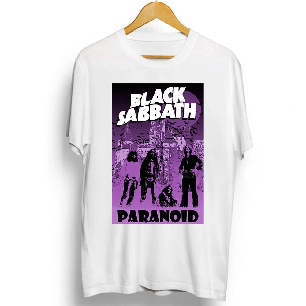 Black Sabbath Metal Rock Band T shirt Men Women Fashion Casual Graphic Short Sleeve Short Sleeve Plus Size T Shirt Unisex 62474