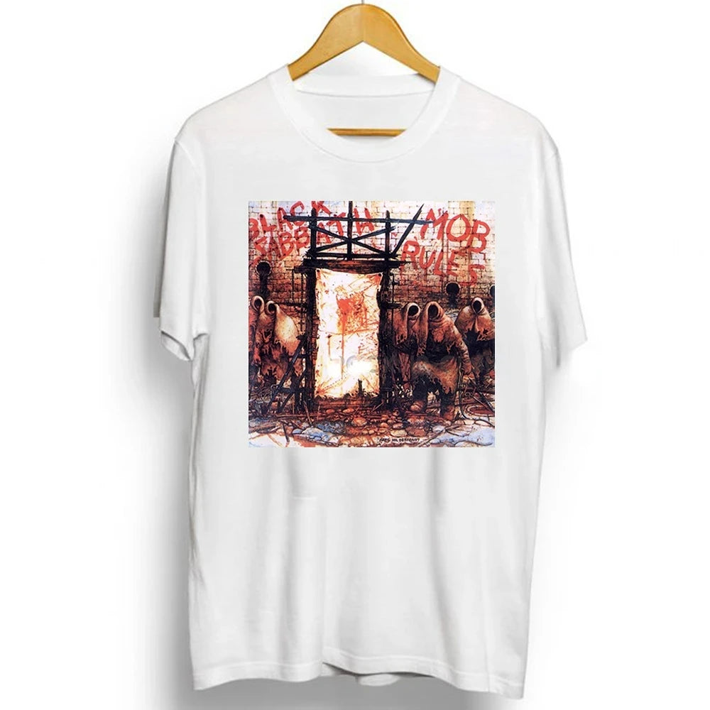 Black Sabbath Metal Rock Band T shirt Men Women Fashion Casual Graphic Short Sleeve Short Sleeve Plus Size T Shirt Unisex 62474