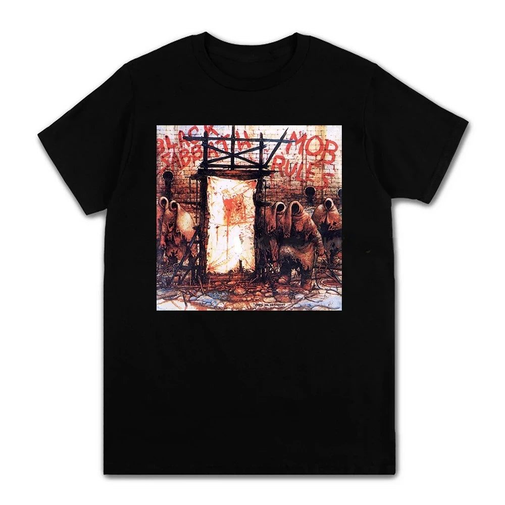 Black Sabbath Metal Rock Band T shirt Men Women Fashion Casual Graphic Short Sleeve Short Sleeve Plus Size T Shirt Unisex 62474