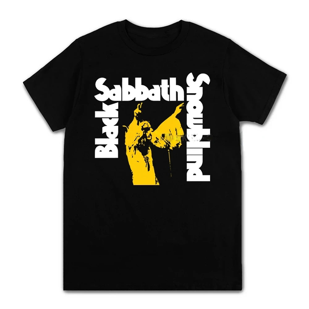 Black Sabbath Metal Rock Band T shirt Men Women Fashion Casual Graphic Short Sleeve Short Sleeve Plus Size T Shirt Unisex 62474