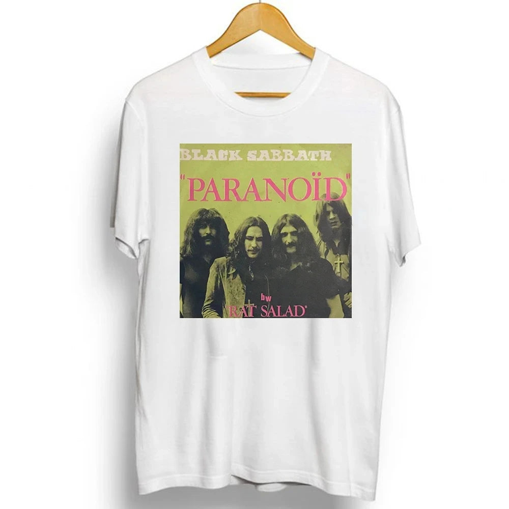 Black Sabbath Metal Rock Band T shirt Men Women Fashion Casual Graphic Short Sleeve Short Sleeve Plus Size T Shirt Unisex 62474